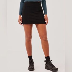 Pact On The Go To Skort Skirt Pocket Organic Cotton Black Size X Large Women’s